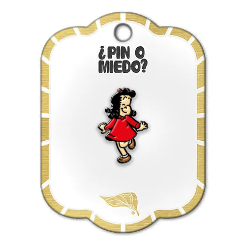 Pin metálico La Pequeña Lulú