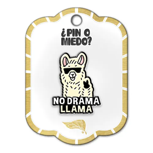 Pin metálico No Drama Llama