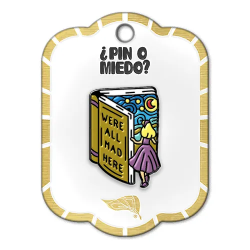 Pin metálico Alicia en el país de las maravillas