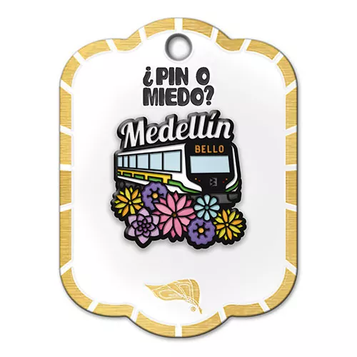 Pin metálico Metro de Medellín