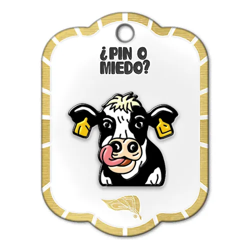 Pin metálico Vaca