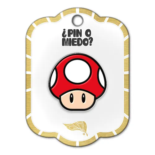 Pin metálico Hongo Mario Bros