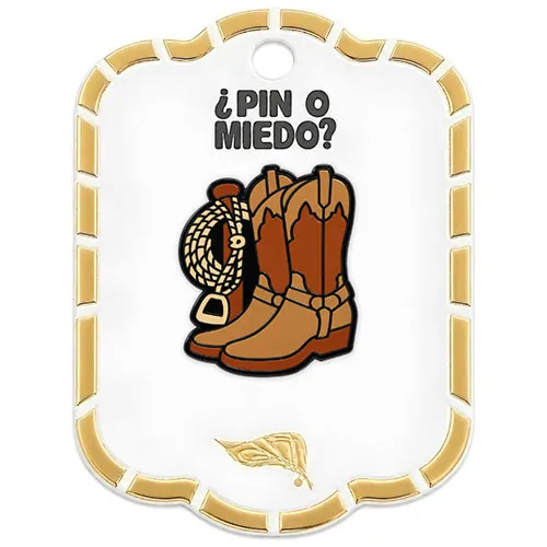 Pin Metálico Botas Vaqueras