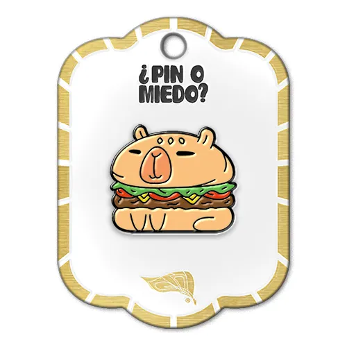 Pin metálico Capiburger